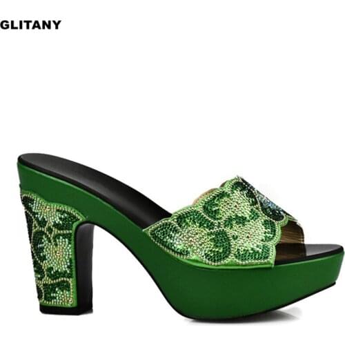 Latest African Dresses for Women High Quality Larges Size Shoes WomenOpen Toe Sexy Ladies Shoes Party Wedding Shoes