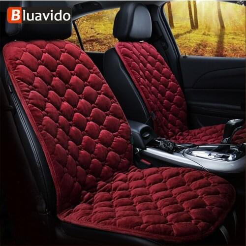 Down Heated Cushion Plush Heating Seat Cushion Cover Pad 12v Winter Car Auto Warmer Heater Automotive Accessories