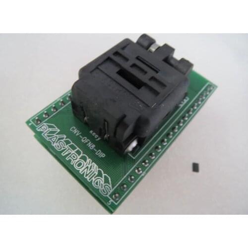 Clamshell DFN-8/DIP8 MLPD-UT-8 2*2MM spacing 0.5mm IC Burning seat Adapter testing seat Test Socket test bench in stock