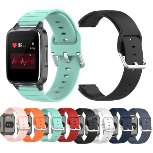 Watch Strap for Xiaomi Haylou Solar LS01 Silicone Sport Bracelet Replacement for Xiaomi Haylou Sola LS01 Band Accessories