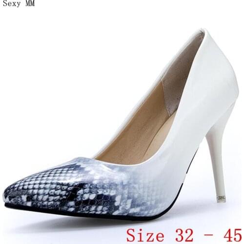 High Heels Women Pumps High Heel Shoes Stiletto Woman Wedding Shoes Small Plus Size 32 33 - 40 41 42 43 44 45