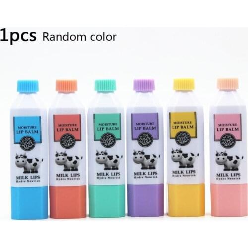 Milk Moisturizing Lip Balm Lip Protector Lipstick Moisture Women Balm Lasting Labial Girls Lips Protect Nourish Balm Long L T1Q8