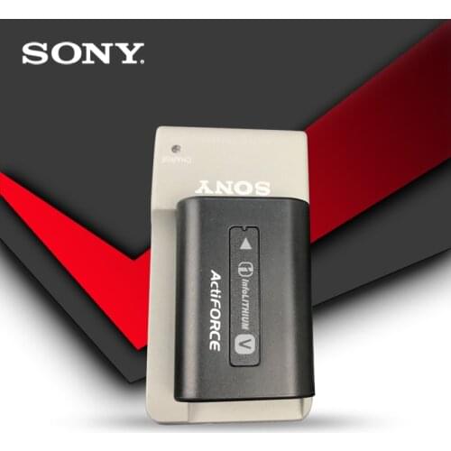 1pcs Sony Original NP-FV50 Battery NP FV50 HDR XR550E XR350E CX550E CX350E CX150E DCR SR68E SX83E SX63E SX43E CX230 + Charger