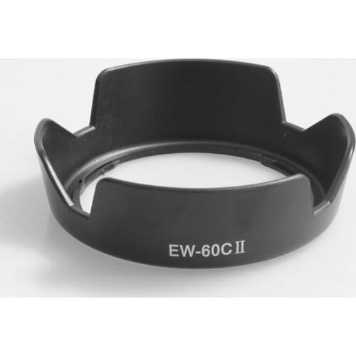 10 Pieces Camera Lens Hood Bayonet Mount EW-60C II for Canon EF-S 18-55mm F/3.5-5.6 III 58mm Filter Lens
