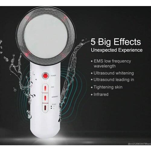 3 In 1 Ultrasound Cavitation Body Slimming Massager Anti Cellulite Fat Burning Painless Galvanic Infrared Massager