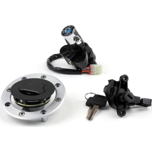 Areyourshop for Suzuki GSF600 Bandit 1995-2004 GSF1200 Bandit 1997-2005 Ignition Switch Lock & Fuel Gas Cap Key Set Motorcycle