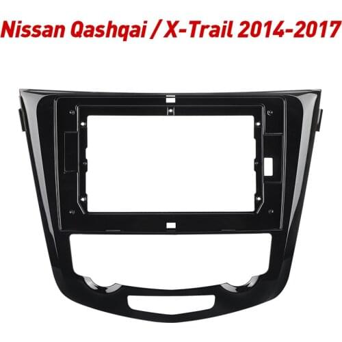 2Din Car Radio Fascia Frame Fit For Nissan X-Trail 3 T32 Qashqai 1 J10 2014-2017 Android GPS Panel Dash Frame Kit Mounting Frame