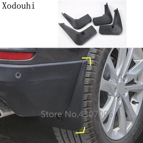 Car Plastic Fender Soft Mudguard Flap Plastic Splash Mud Guard Frame 4pcs For Chevrolet Equinox Third GE 2017 2018 2019 2020