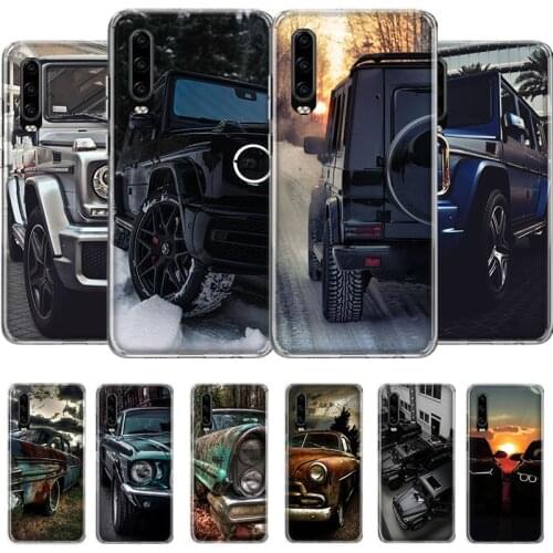 Cool car G63 Phone Case For Huawei Honor Y 5 6 7 8 9 10 20 LITE A X S Pro NO/Finger Cover Coque soft Silicone TPU
