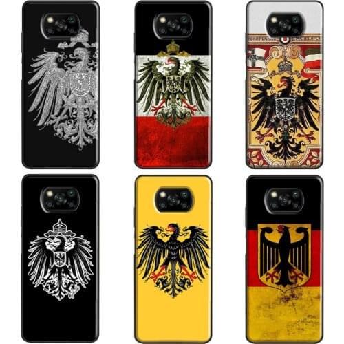 German Empire Flag For Xiaomi Mi 11 Ultra Mi Note 10 Lite Mi 10T Pro Case For POCO X3 Pro F2 F3 M3 Pro Cover