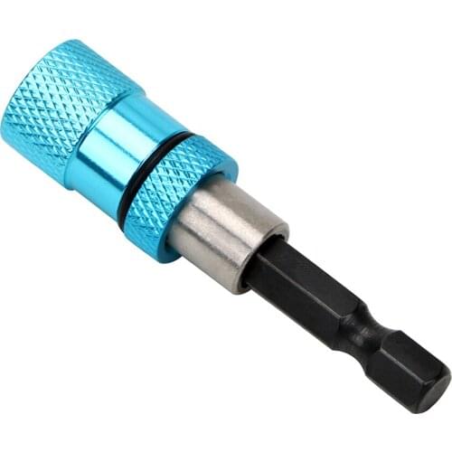 DIYWORK 1/4 Hex Connecting Rod 60mm Rod Electric Drill Wind Batch Electric Quick Release Connecting Rod 6.35mm Shank Diameter