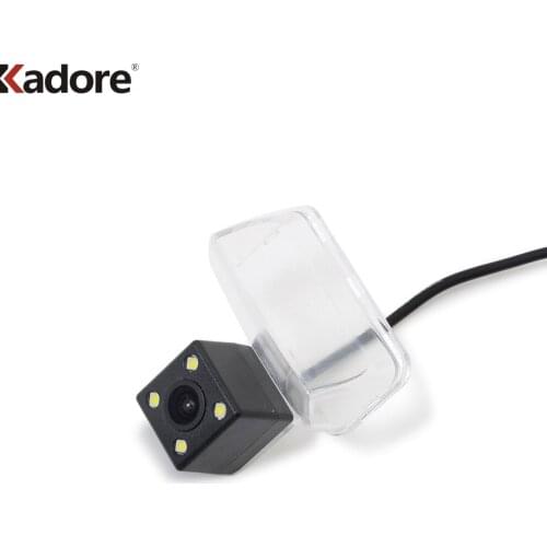 For Peugeot 206 207 306 307 308 406 407 5008 CCD Car Rear View Camera Backup Reverse Rearview Parking Camera 4 LED Night Vision