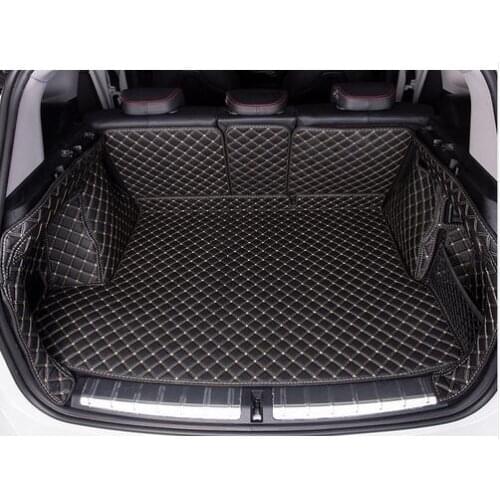 Good mats! Special trunk mats for New BMW X1 F48 2016 waterproof durable cargo liner boot carpets luggage mats,Free shipping