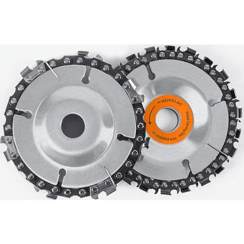 Chainsaw Wheel Cutting Chain Disc Chainsaw Wheel For Angle Grinders Wood Tooth Tool Chainsaw Grinding Wheel 7 Tooth 22 Tooth