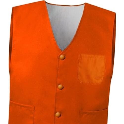 Lightweight Comfort Supermarket Vest Apron Button Vest Clerk Uniform Vest