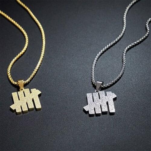 Necklace Mens Pendant Stainless Steel Chains on The Neck Geometry Hip Hop Statement Necklace 2020 Fashion Gold Necklace Jewelry