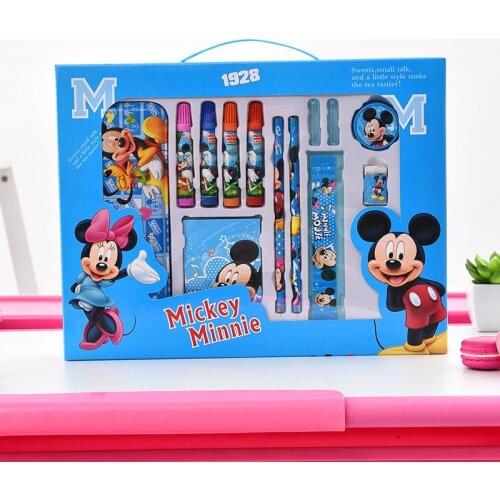 13-piece set Disney Frozen watercolor pen set cartoon stationery box notebook pencils and other school supplies set gifts