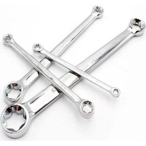 Box End Wrench Tools Set E6 E8 E10 E12 E14 E18 E20 E24 Double Ended Spanner E Torx Star Ratchet Wrench Set Repair tools