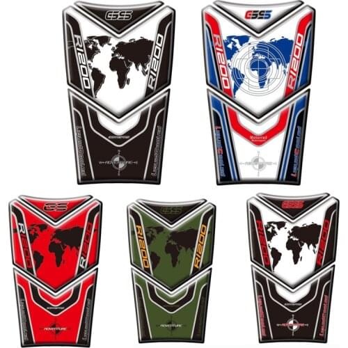 High quality Motorcycle Tank Pad Protector Sticker Fish Bone Sticker For BMW R1200GS Adventure 2014 15 16 17 14-17