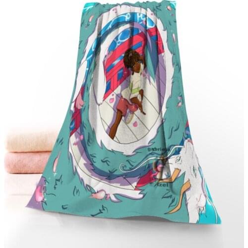 New Custom Spirited Away Towel Printed Cotton Face/Bath Towels Microfiber Fabric For Kids Men Women Shower Towels 70X140cm