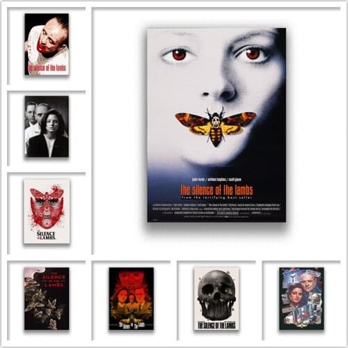 The Silence of the Lambs White Coated Paper Prints High Definition Clear Image Home Decoration Livingroom Bedroom Bar