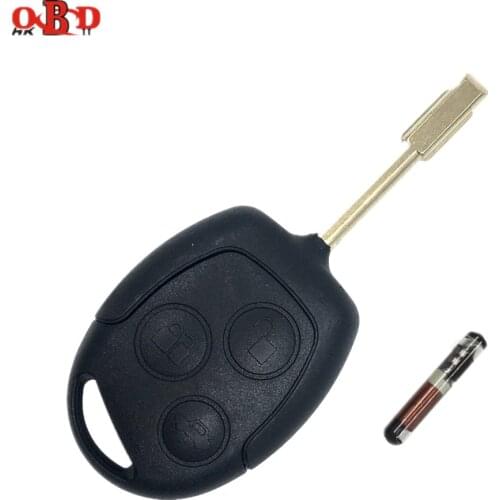 HKOBDII 3 Buttons Top Quality 433MHZ Remote Emtru Key Fob 4D60 chip For Ford Mondeo Fiesta Ka Transit