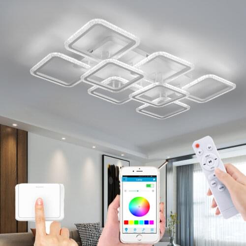 Modern living room bedroom led ceiling lamp restaurant kitchen chandelier study acrylic lamp hotel lighting wholesale