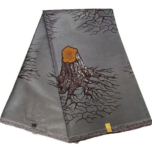 MIRAFEEL veritable cotton real wax print wax high quality Ankara African wax print fabric 6 yard F