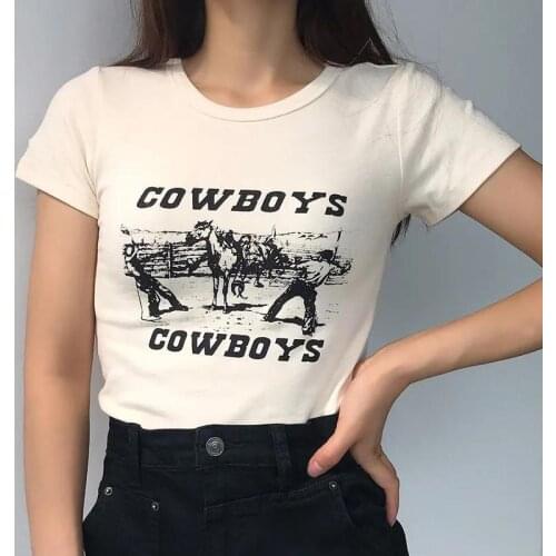 2021 Women Short Sleeve T-Shirt Letter Printing Round Neck Summer Casual Slim Fit Wild Crop Tops for Girls 2021 New Fashion
