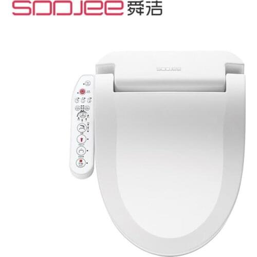 ZJ-BS8012 Soojee factory supply Smart toilet seat Electric Bidet cover heat double nozzle cleaning with warm air