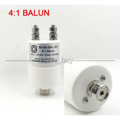 4:1 BALUN Withstand power 150W SSB PEP 250W for Outdoor radio and QRP Shortwave antenna balun