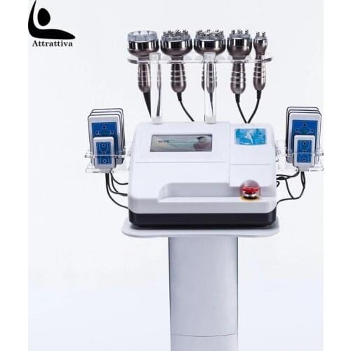 6 In 1 40K Ultrasonic Liposuction Cavitation RF Vacuum Face Skin Rejuvenation Beauty Machine Free Shippin Slimming Machine