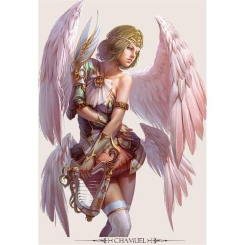 Wholesale 5D DIY Diamond embroidery Diamond Painting Cross Stitch Four-winged angel Picture Mosaic Picture Christmas decorations