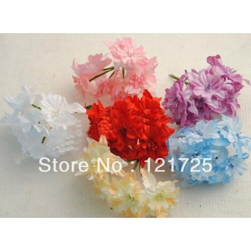 Free Shipping Flowers Mini artificial Flower Hand Made Small Wedding Bouquet Scrapbooking Decor