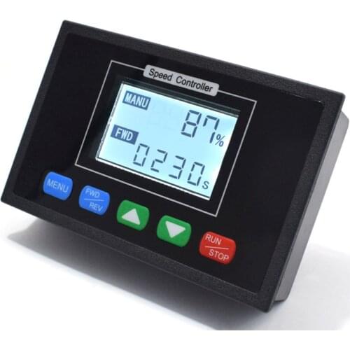 Digital 0~100% PWM Motor Speed Controller DC 12V 24V 36V 48V 40A Time Reversible