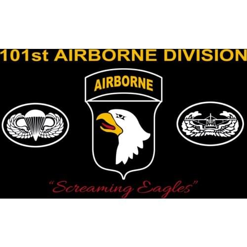 90x150cm U.S. Army 101st Airborne Screaming Eagles Flag for decoration