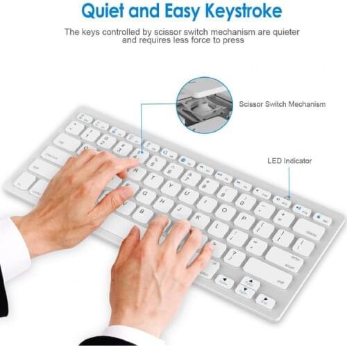 Keyboard Low Power Consumption Power Switch Fashionable Bluetooth Soft Touch Fingerboard for Smart Phone