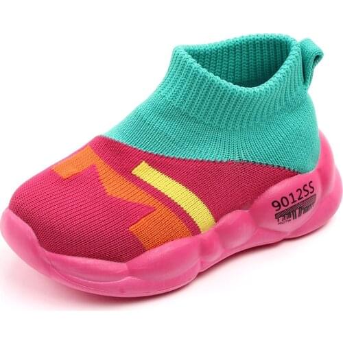 2021 New Shoes Fashion Toddler Infant Kids Baby Girls Boys Mesh Soft Sole Sport Shoes Sneakers Anti-slip shoes Dropship Yellow