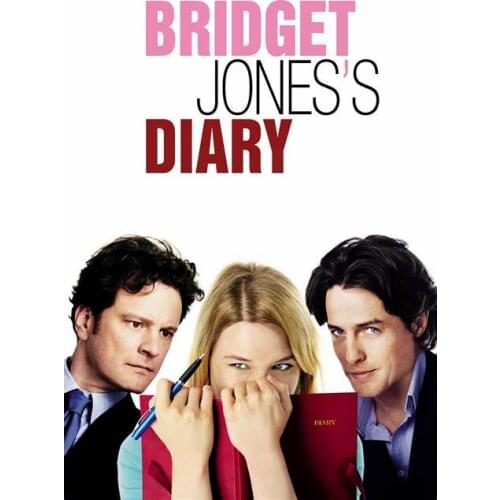 6Style Bridget Jones Diary Movie Art Film Print Silk Poster for Your Home Wall Decor 24x36inch
