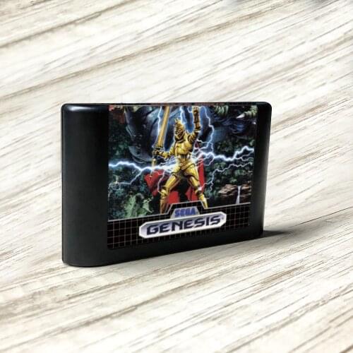 Ghouls'n Ghosts - USA Label Flashkit MD Electroless Gold PCB Card for Sega Genesis Megadrive Video Game Console