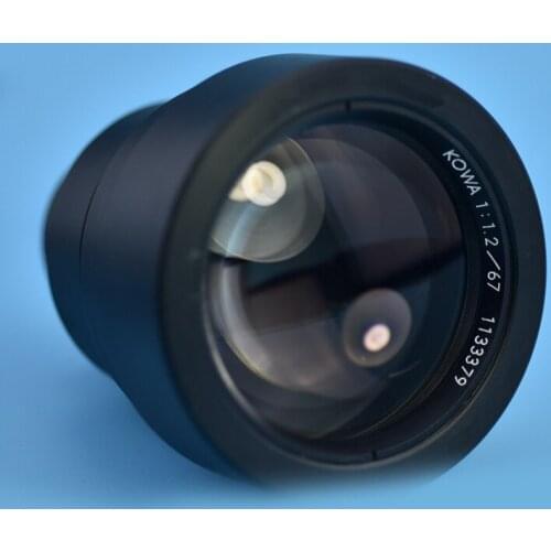 Used original KOWA 67mm 1:1.2 large aperture industrial lens special lens