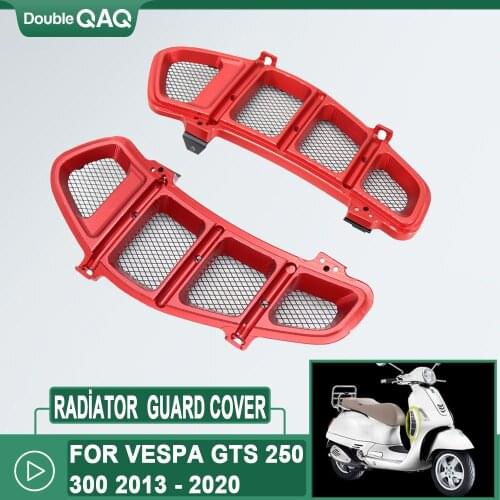 NEW For VESPA GTS250 GTS 250 GTS 300 GTS300 Motorcycle Radiator Grille Guard Cover Compartment Air Inler Grlds 2013-2020 2019