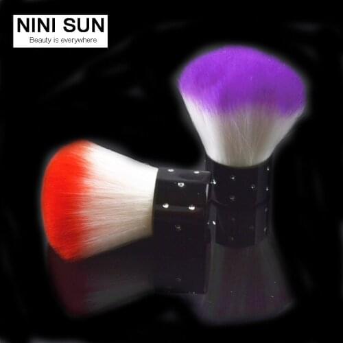 Nail Art Carved Brush nails for paint the brushes painting 3d pens set pedicure dust Brush Dust Nail Acrylic Kolinsky UV Unhas