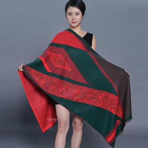 Luxury Brand Cashmere Women Scarf Winter Warm Shawls And Wraps Bandana Pashmina Soft Long Female Foulard Thick Blanket