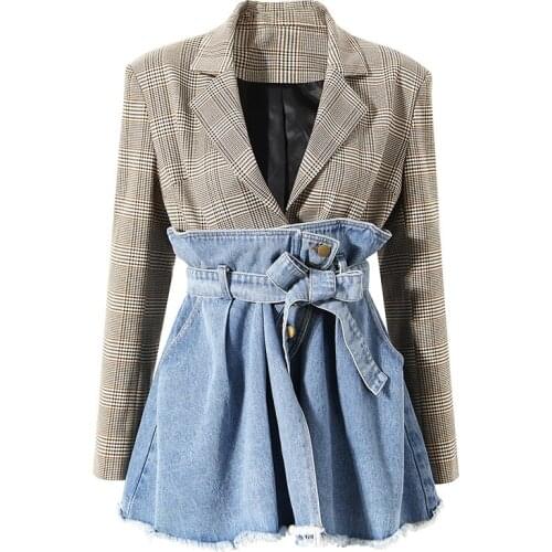 Женские джинсовые пиджаки SuperAen China At AliExpress