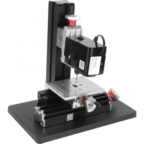 12VDC 2A 24W Mini Precise Metal Drilling Machine Drill Press Stand US Plug 100-240V Drilling Machine Z20004M