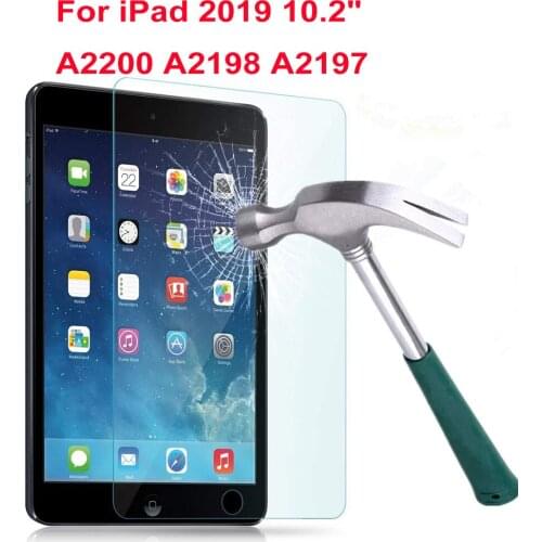 Tempered Glass For iPad 10.2 7th Generation Screen Protector 10.2 Inch 2019 Anti Fingerprint Protective Film A2200 A2198 A2197