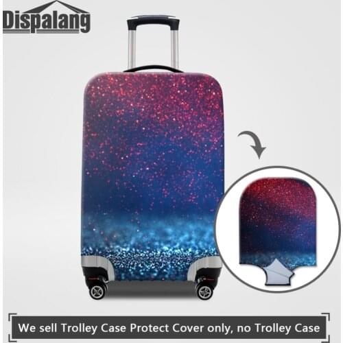 Dispalang Universe Space Galaxy Luggage Protective Cover Women Men Fashion Dustproof Case On Suitcase Thick Elastic Rain Covers