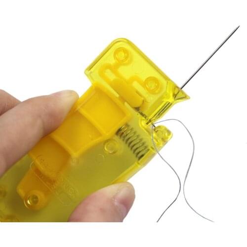 1pc Automatic Needle Threader Hand Sewing Needle Threader Stitch Insertion Sewing Tool Accessories For Elderly Housewife