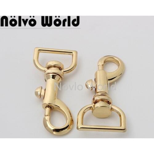 10-50 pieces 5 colors 52*18mm alloy clips for crossbody chains bag connector swivel hook wholesale price